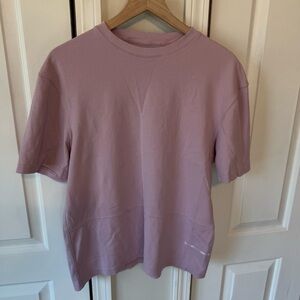 River Island Un_Planned Women's Athletic Short Sleeve Shirt 100% Cotton Size M